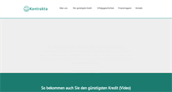 Desktop Screenshot of kontrakta.at