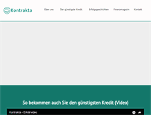 Tablet Screenshot of kontrakta.at